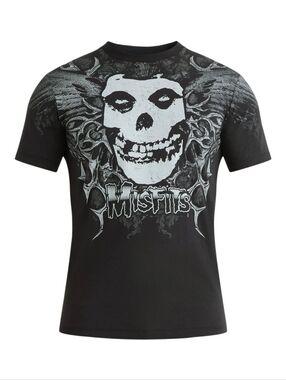 Misfits Black Graphic Short-Sleeve Tee 3x NWOT